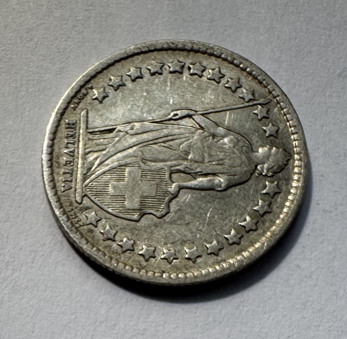 Tutti le monete: 1881 1/2 Franken ss-vz – Usato da Kirchberg SG venduto da Zenhad69 2