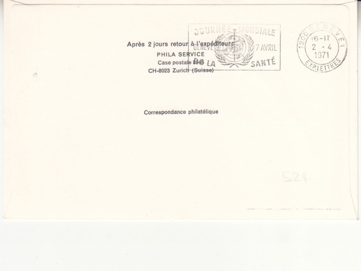 Tutti i francobolli: SLH RF 71.9 a Luxembourg - Genève – Usato da Bürglen TG venduto da StampGraf 1