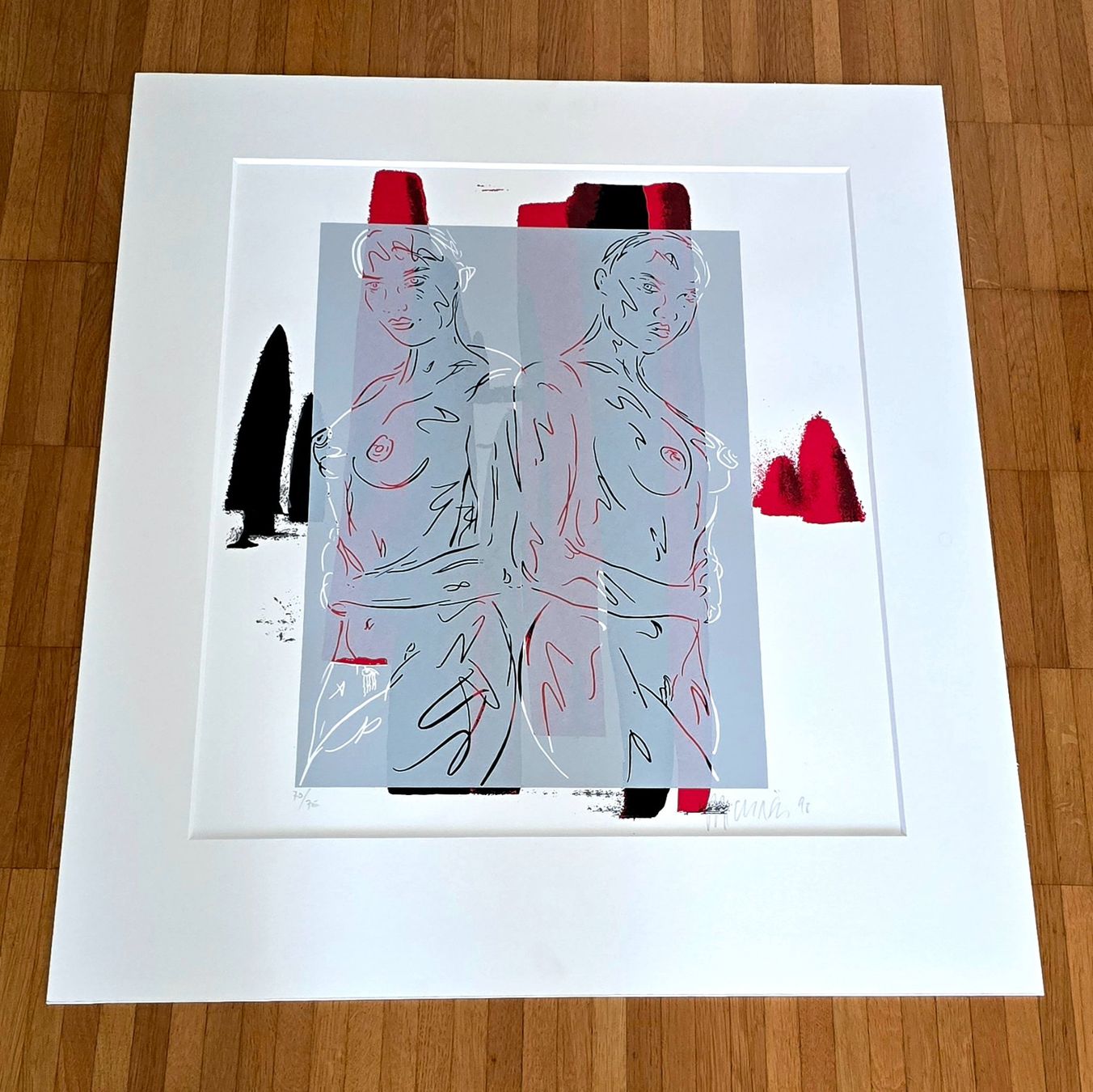 Grafica & Litografie: Michael Lucerne  - Farbserigrafie - handsigniert&nummeriert – Usato da Reinach BL venduto da Pendling 5