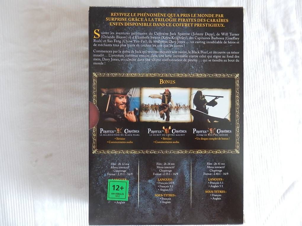 Alle DVDs: DVD coffret saga Pirates des Caraibes – Gebraucht aus Hauterive NE von Davidsonson 1