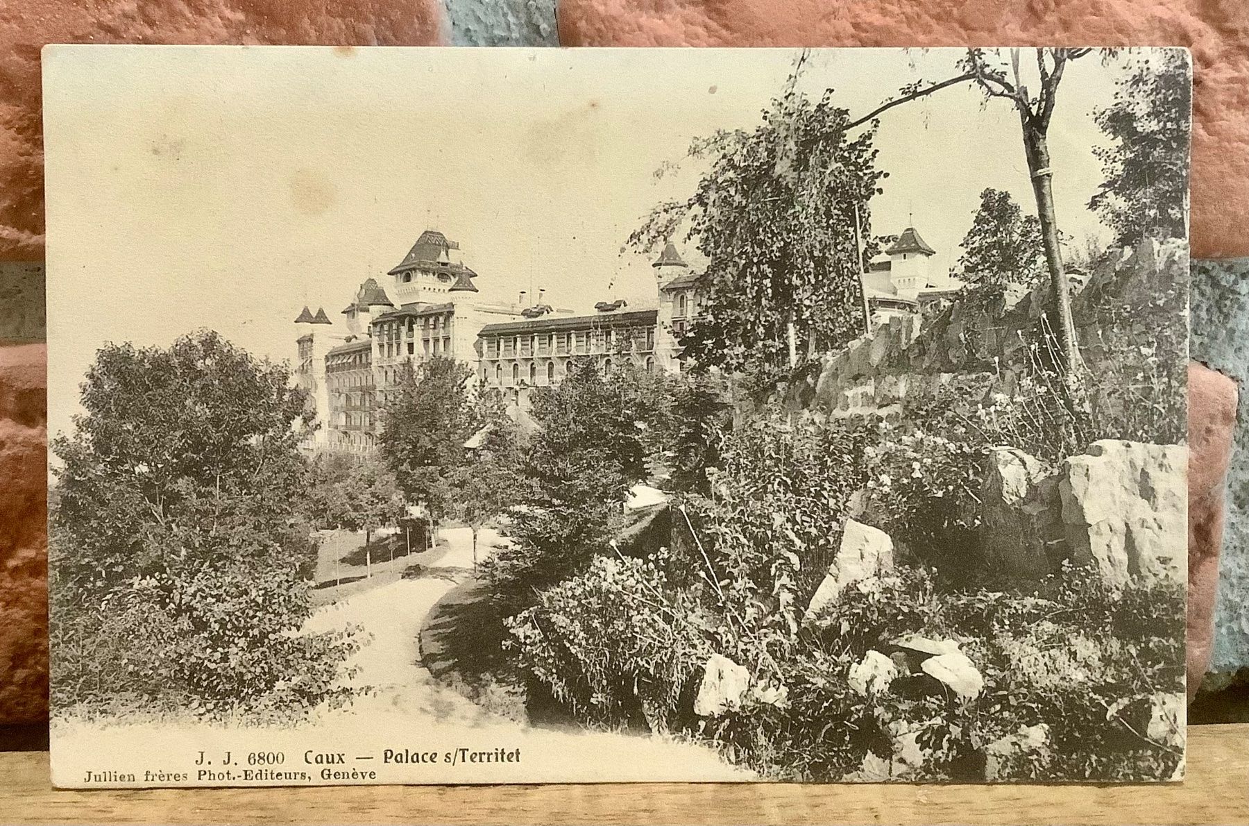 Cartoline postali: 1907 - CAUX PALACE - Territet – Usato da Root venduto da ENGLAND-TREASURES