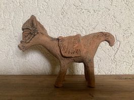 Esel, Maultier oder Pferd aus Ton ca. 100 Jahre alt