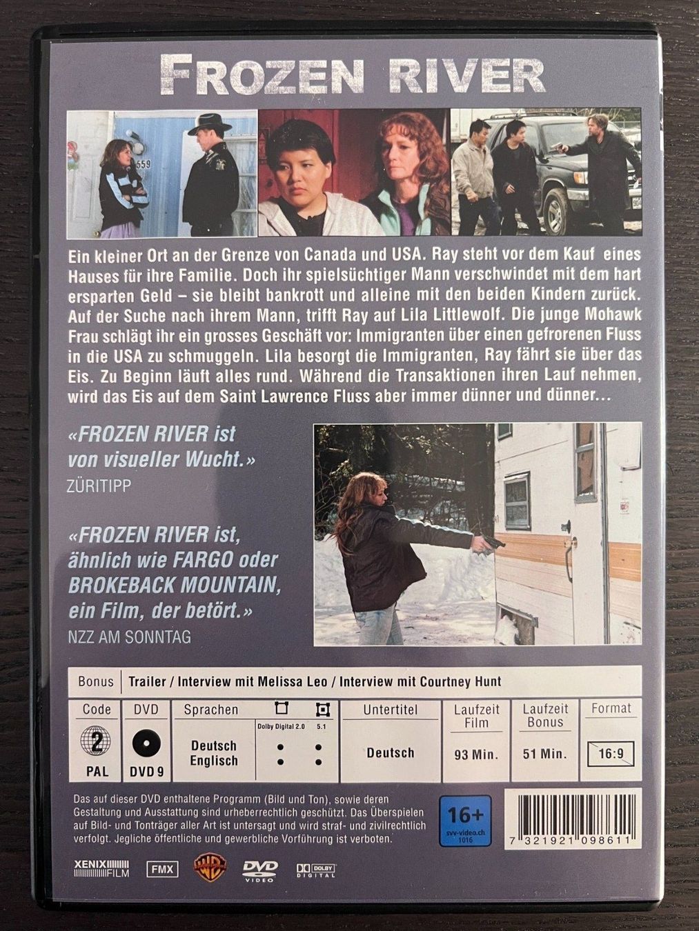 Tutti i DVDs: Frozen River – Usato da Zürich venduto da FilmFreunde 1
