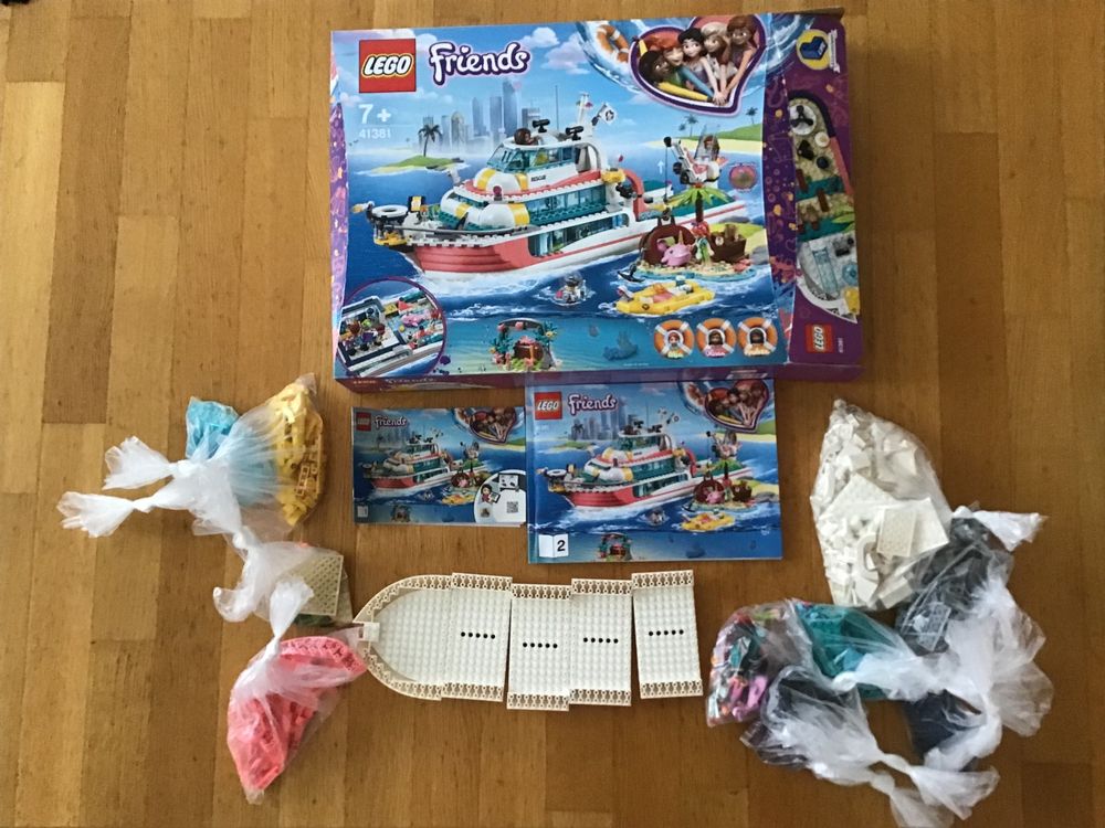 lego friends yacht 41381