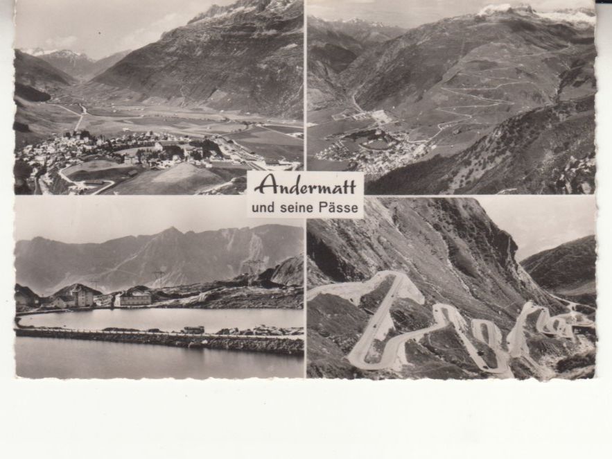Ansichtskarten: Andermatt ca. 1950 – Gebraucht aus Bürglen TG von StampGraf