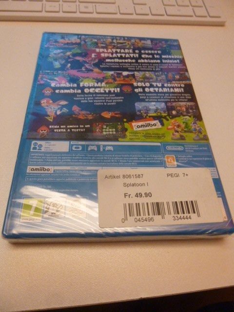 Nintendo Jeux: Splatoon - Nintendo Wii U - 100% NEW – Neuf avec emballage d'origine à Pambio Noranco par Pol69 2