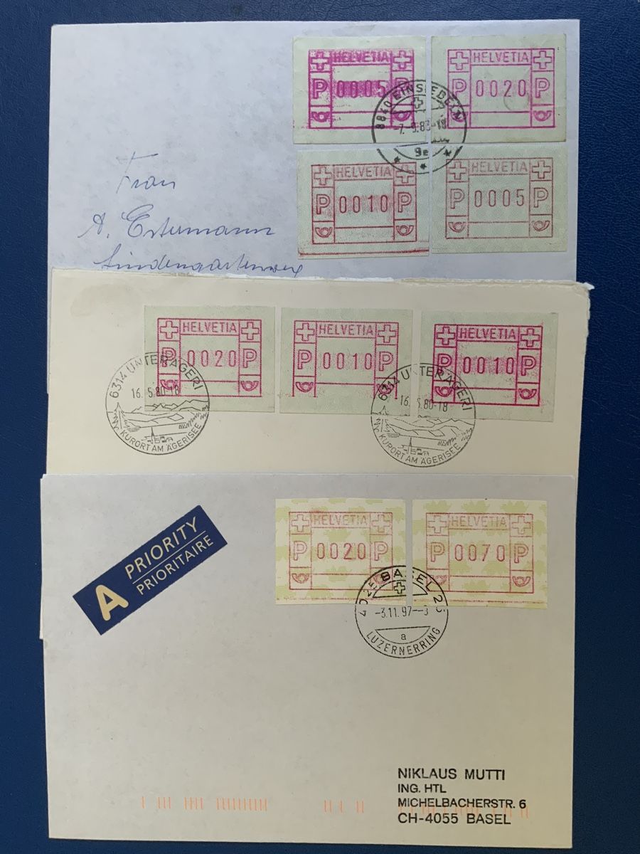 Tous les timbres: Automatenbriefmarken – D'occasion à Binningen par chr_cr5n 1