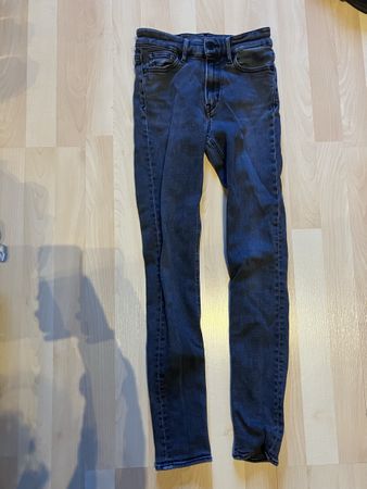 Schwarze Slim Jeans Kings of Indigo 26/30