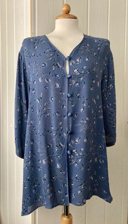 Inspiration 100% Seidenbluse Gr. M, Sommerlich & Leicht!
