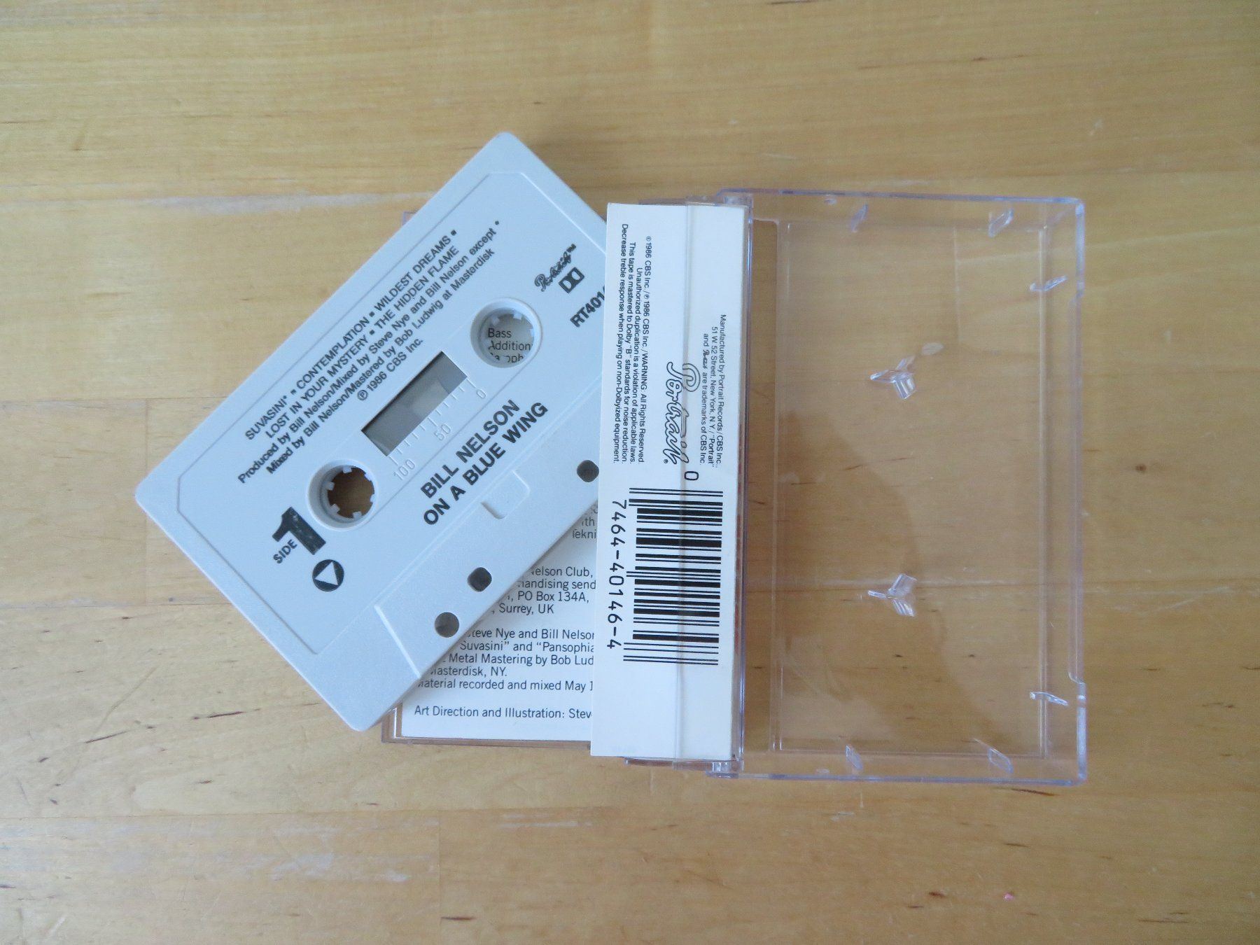 Cassettes audio: BILL NELSON "On a blue Wing" – D'occasion à zürich par Goldimmund 1