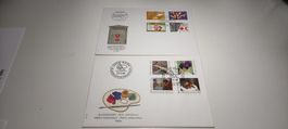 2x Ersttagsbrief 1x Pro Patria 1986 und 1x Helvetia 1986
