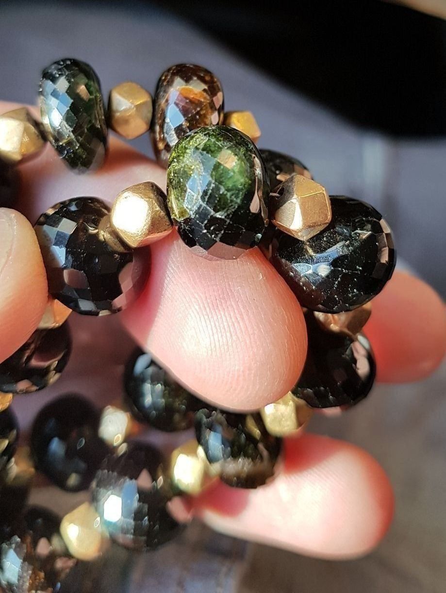 Catenine: Wunderschöne Turmalin Kette mit Gold – Nuovo (secondo la descrizione) da Unterägeri venduto da Altgoldschmuck 5