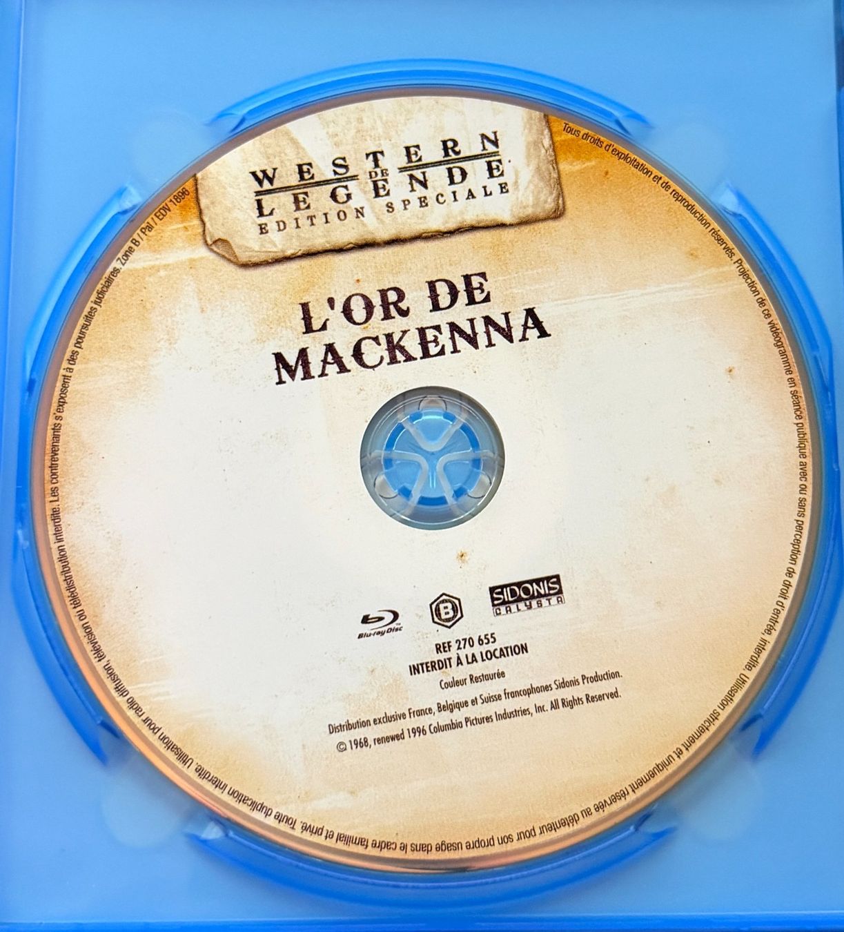 Tutti i DVDs: L'or de Mackenna (1969) - Blu-ray – Usato da Semsales venduto da __Florian__ 3