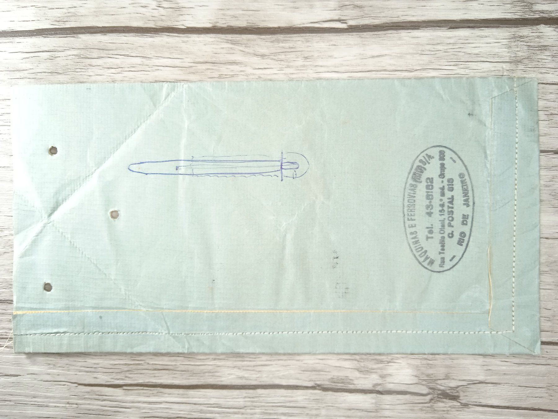 Alle Briefmarken: TR97 Enveloppe + Timbre Bresil 19xx – Gebraucht aus Cousset von Patrick_Collections 1