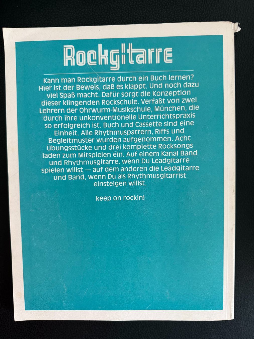 Libri: Rausch - Schuhmann :  Rockgitarre  die klingende Rockschule – Usato da Subingen venduto da ArtBead 1