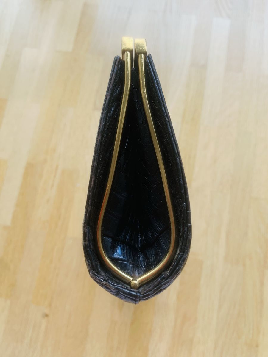 Taschen für Damen: Elegante schwarze Clutch Vintage – Gebraucht aus Zürich von MK124 2