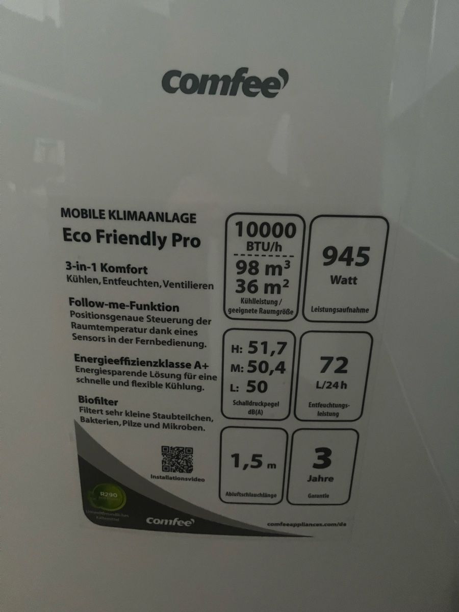 Comfee Condizionatori: Comfee Eco Friendly Pro Klimaanlage – Usato da Zürich venduto da laribuechel 2