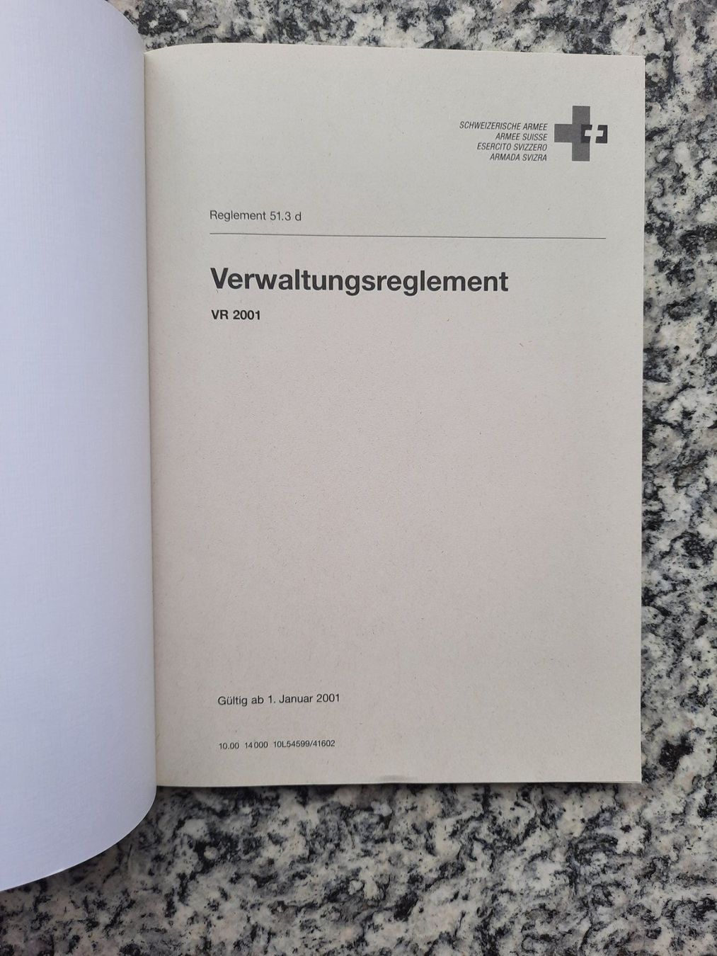 Libri: Verwaltungsreglement 2001 – Usato da Ruswil venduto da Sammlergeist 1