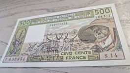 500 F CFA Banque Centrale des Etats de l'Afrique de l'Ouest 