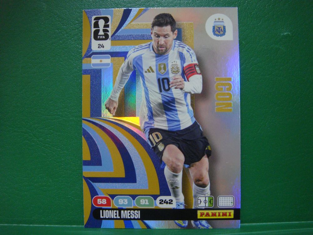 Cards Fifa World Cup 2026 LIONEL MESSI ICOM (Neu (gemäss Beschreibung ...