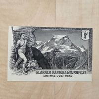 Glarner Kantonal-Turnfest Linthal Juli 1924