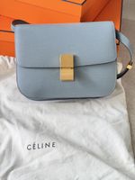 Celine classic box bag, in the color Storm