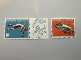 1956, Sportserie III, ZNr. FL288-FL289, postfrisch