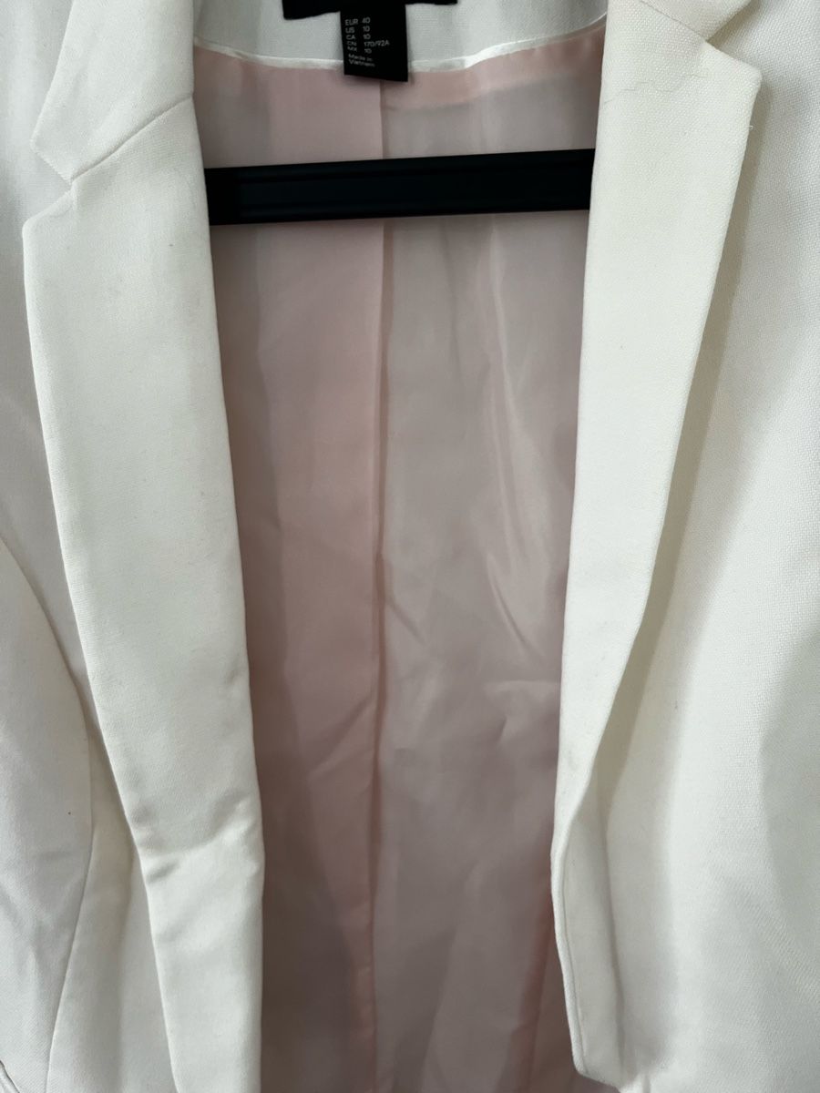 H&M Vestes: Blazer weiss Gr. 40 von H&M – Neuf (Voir description) à Hinwil par dire07 1