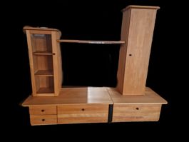 Holz Wohnwand, Top Zustand, muss schnell weg!