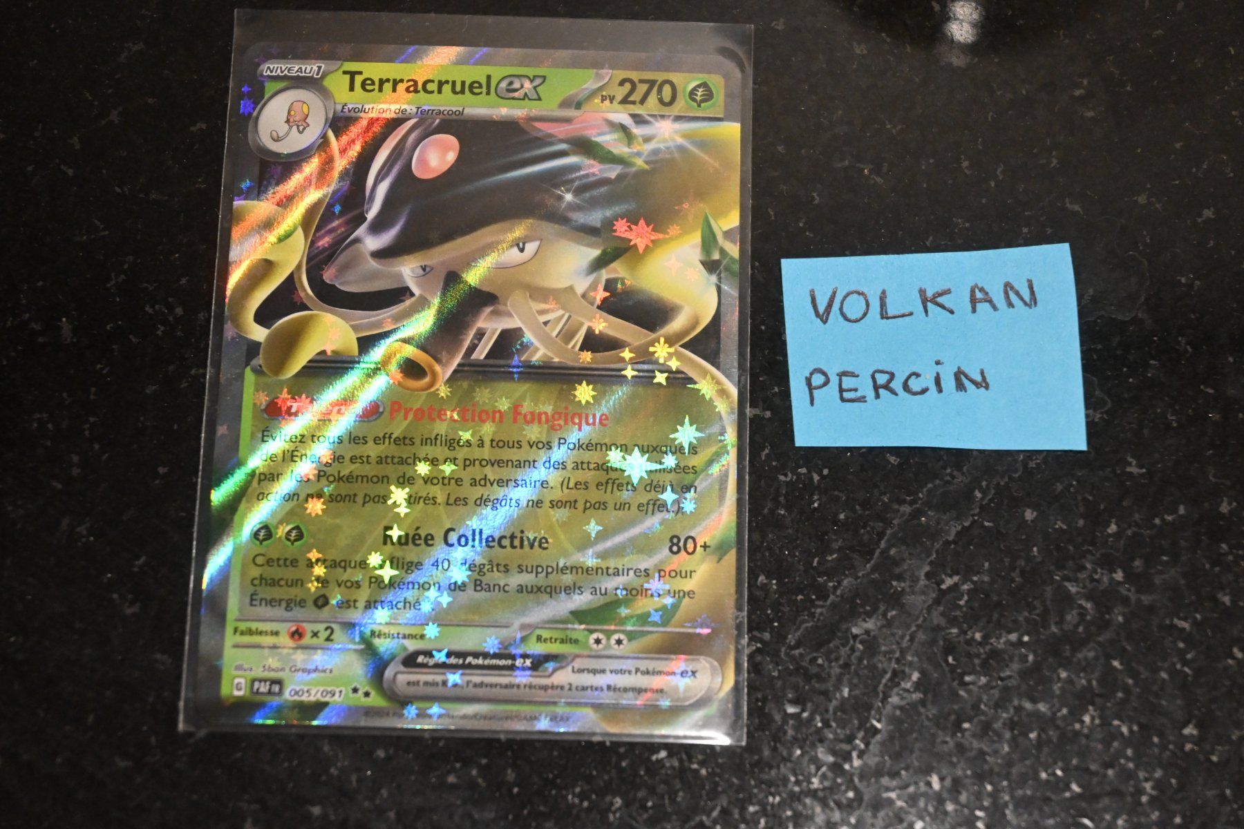 Pokémon Sammelbilder & Trading cards: Terracruel ex (PAF 005) FR – Neu (gemäss Beschreibung) aus Aigle von PSAPOKEVOVO
