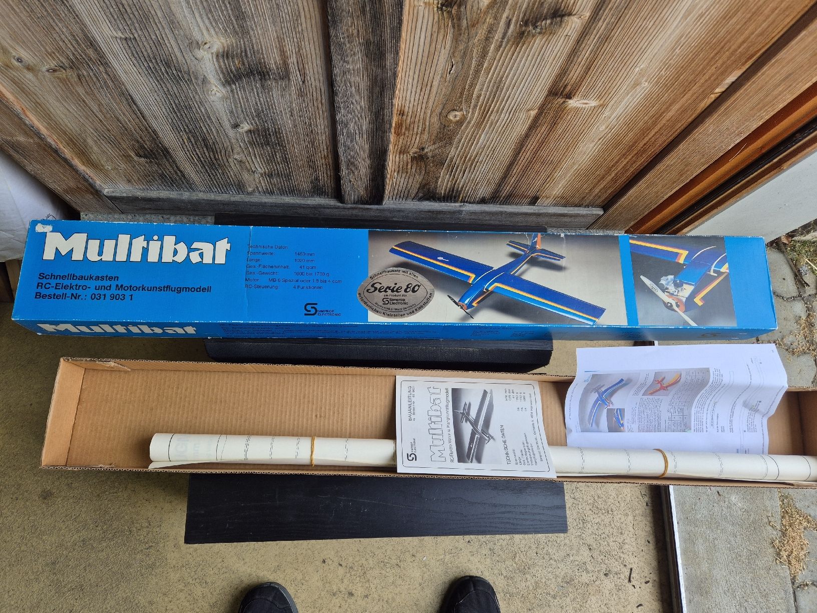 Simprop RC Modellbau: Karton plus Plan Bat Simprop – Neu (gemäss Beschreibung) aus Wattenwil von hps_z6w9