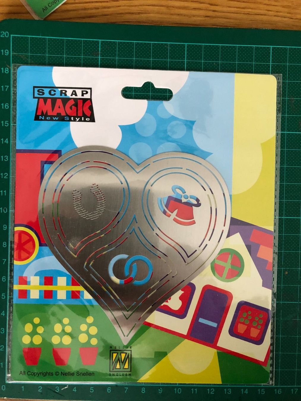 Sciablone: Scrap Magic-New Style- Nellies - 5 Stk. - Vorlage – Nuovo e nell'imballaggio originale da Fischbach-Göslikon venduto da 78anna 3