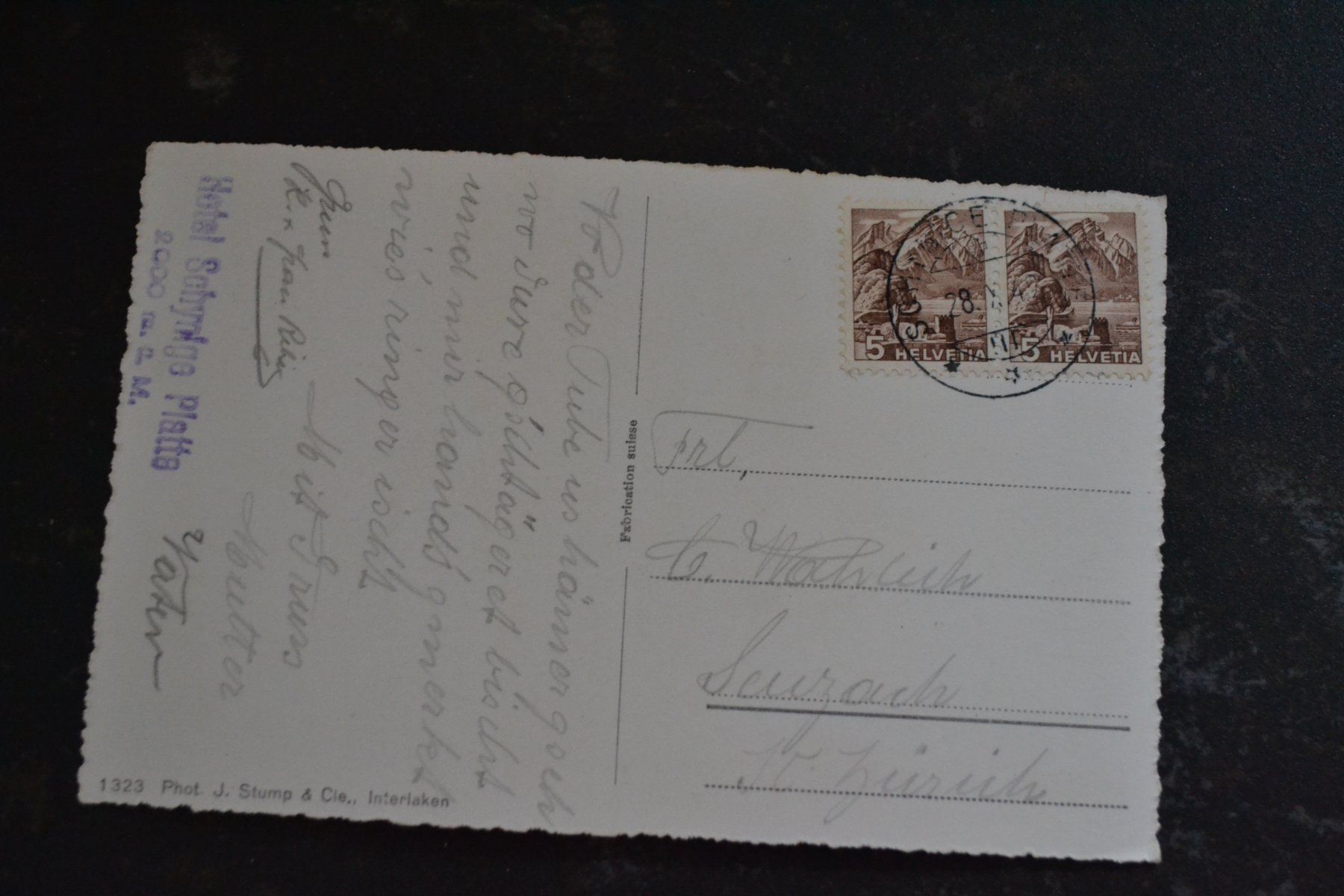 Cartoline postali: AK Schynige Platte BE – Usato da Beinwil am See venduto da kajak55 1