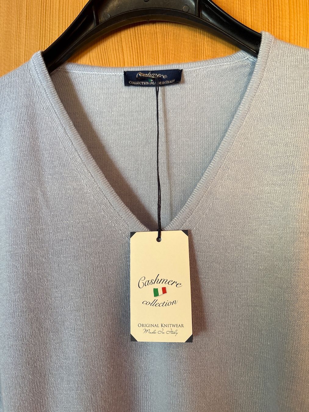 Maglioni & Felpe: Pull avec  Cachemire bleu ciel – Nuovo e nell'imballaggio originale da Monthey venduto da chocolatnoir01 4