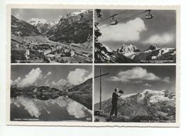 4-Bild-AK ENGELBERG Schwebebahn, Bergruf auf Alp Trübsee