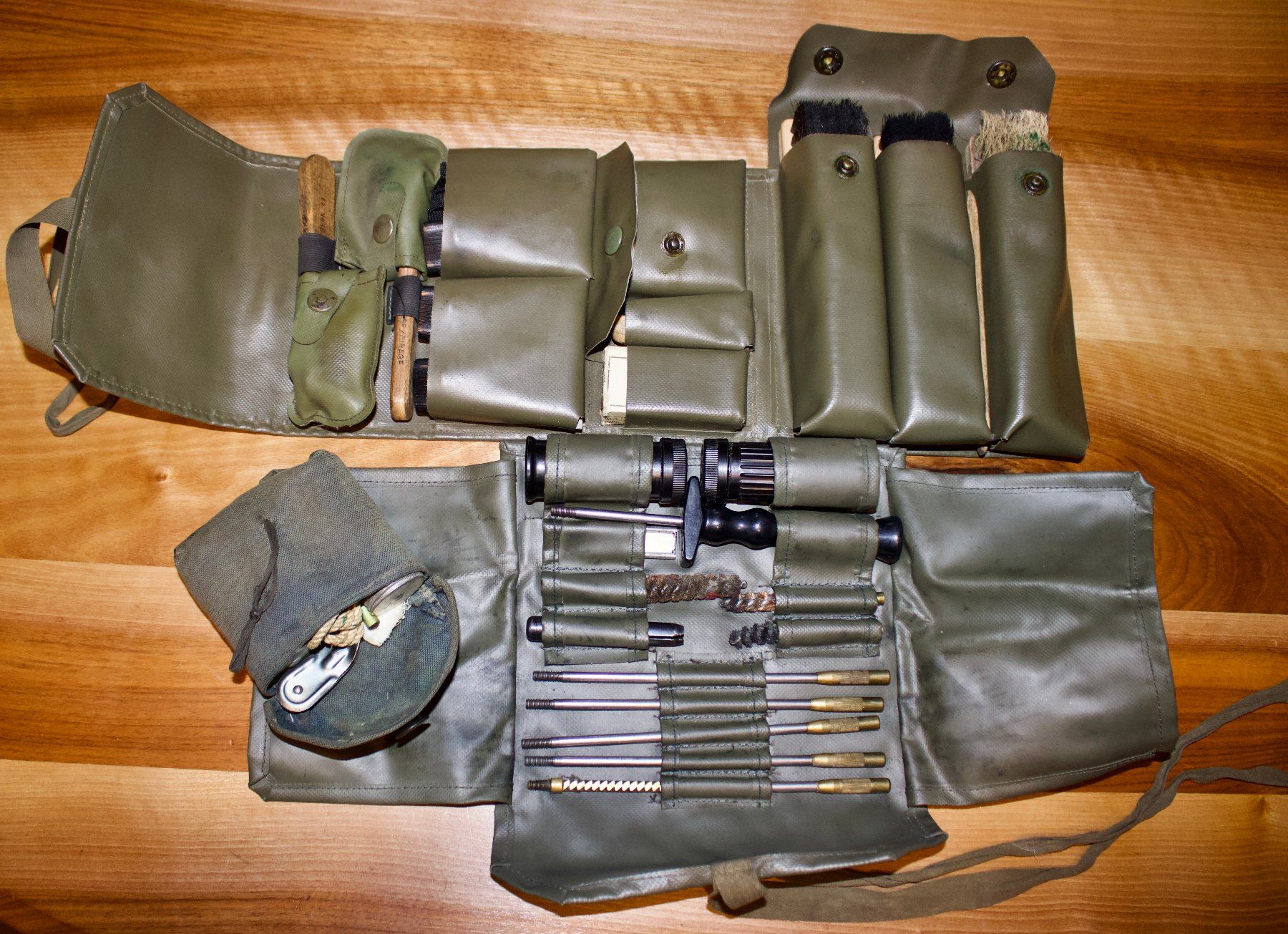 Trousse de nettoyage pour fusil, mousqueton, Schmidt Rubin K11, K31