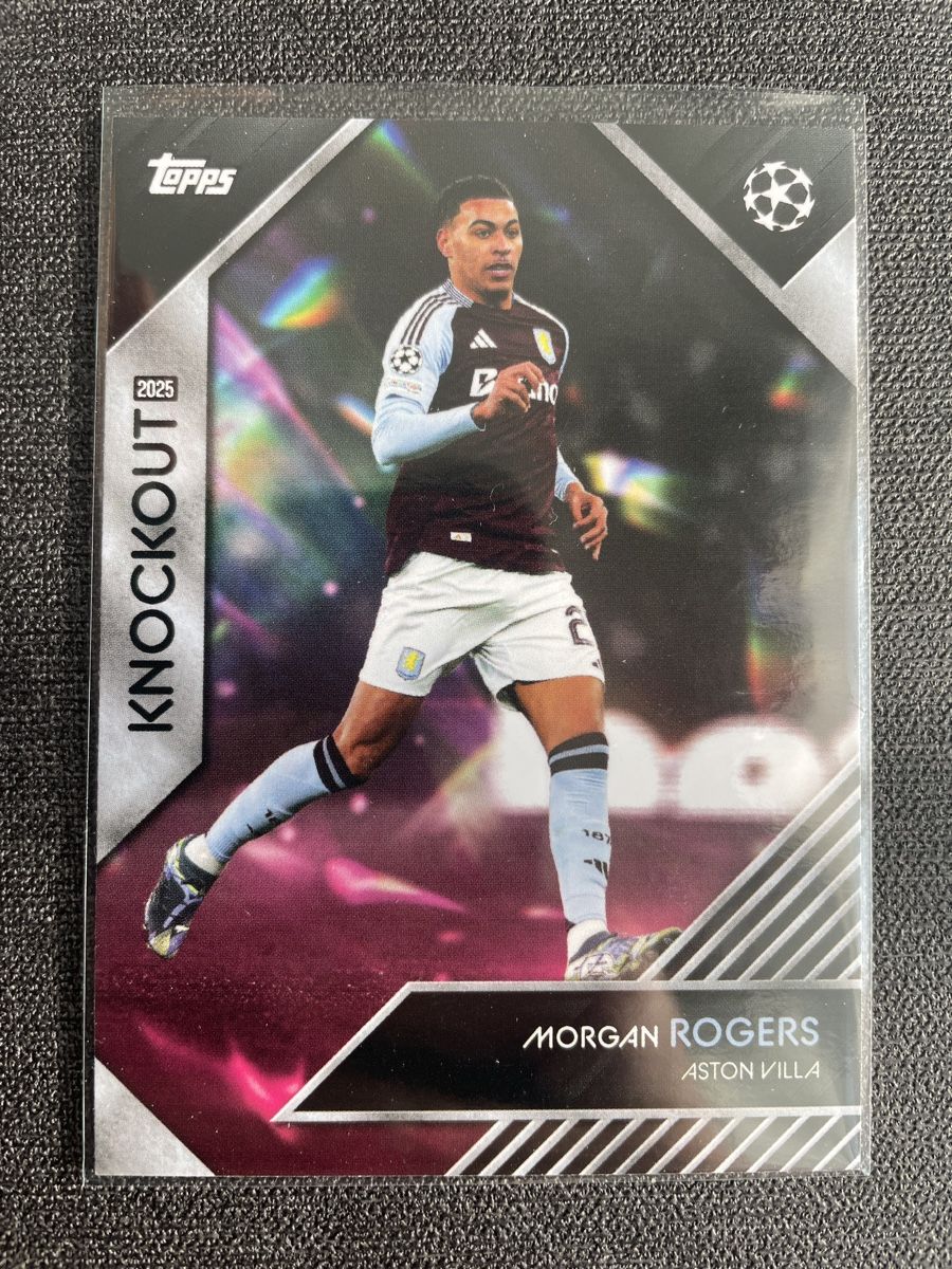Topps Carte collezionabili: Topps Knockout Morgan Rogers Aston Villa – Nuovo (secondo la descrizione) da Burgdorf venduto da Sports_Cards_3400