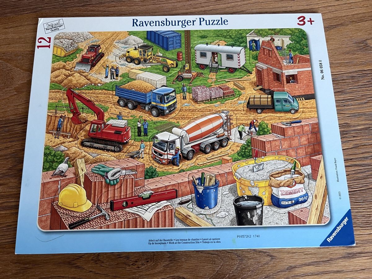 Ravensburger Puzzle: Ravensburger Puzzle 12 Teile Baustelle – Usato da Gipf-Oberfrick venduto da Sonne010203 2