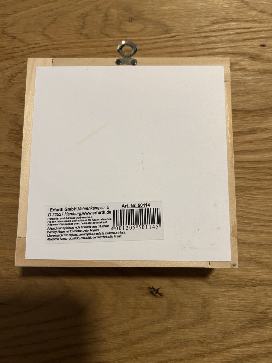 Foto & Immagini: Witzige Notfall-Box - Joint - Holzrahmen - Neuwertig! – Nuovo (secondo la descrizione) da St. Gallen venduto da Falcone 1