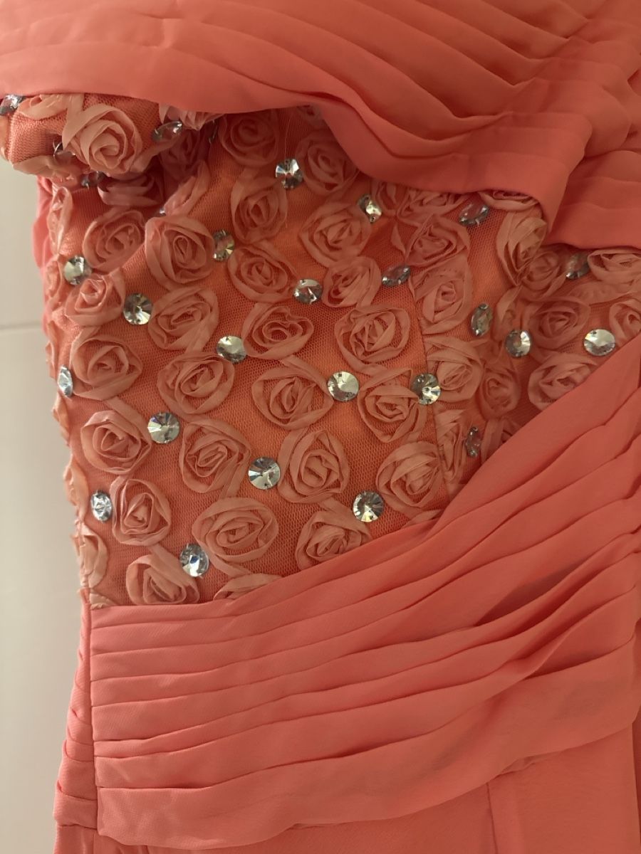 JJ’s House Vestiti: Wunderschönes, lachsfarbenes Abendkleid, Grösse 36 – Usato da Eggersriet venduto da Gio_Mag_Stucki 1