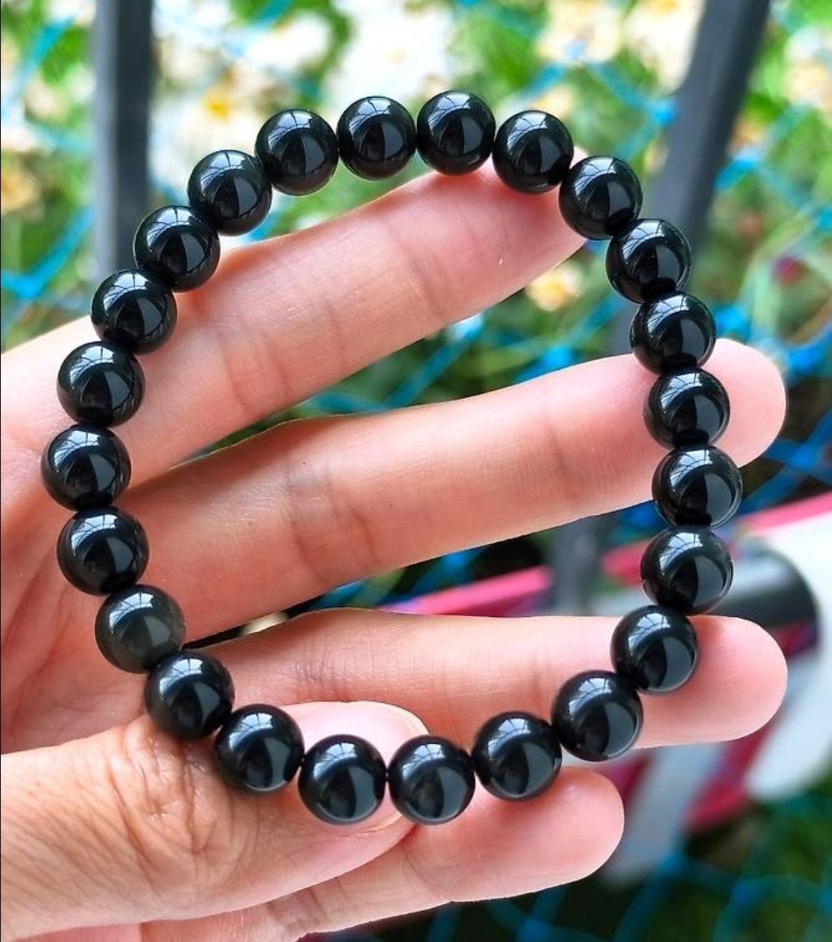 Bracciali & Braccialetti: Bracelet en Obsidienne œil Double 8mm – Nuovo (secondo la descrizione) da Ursy venduto da tan_8qdl 4