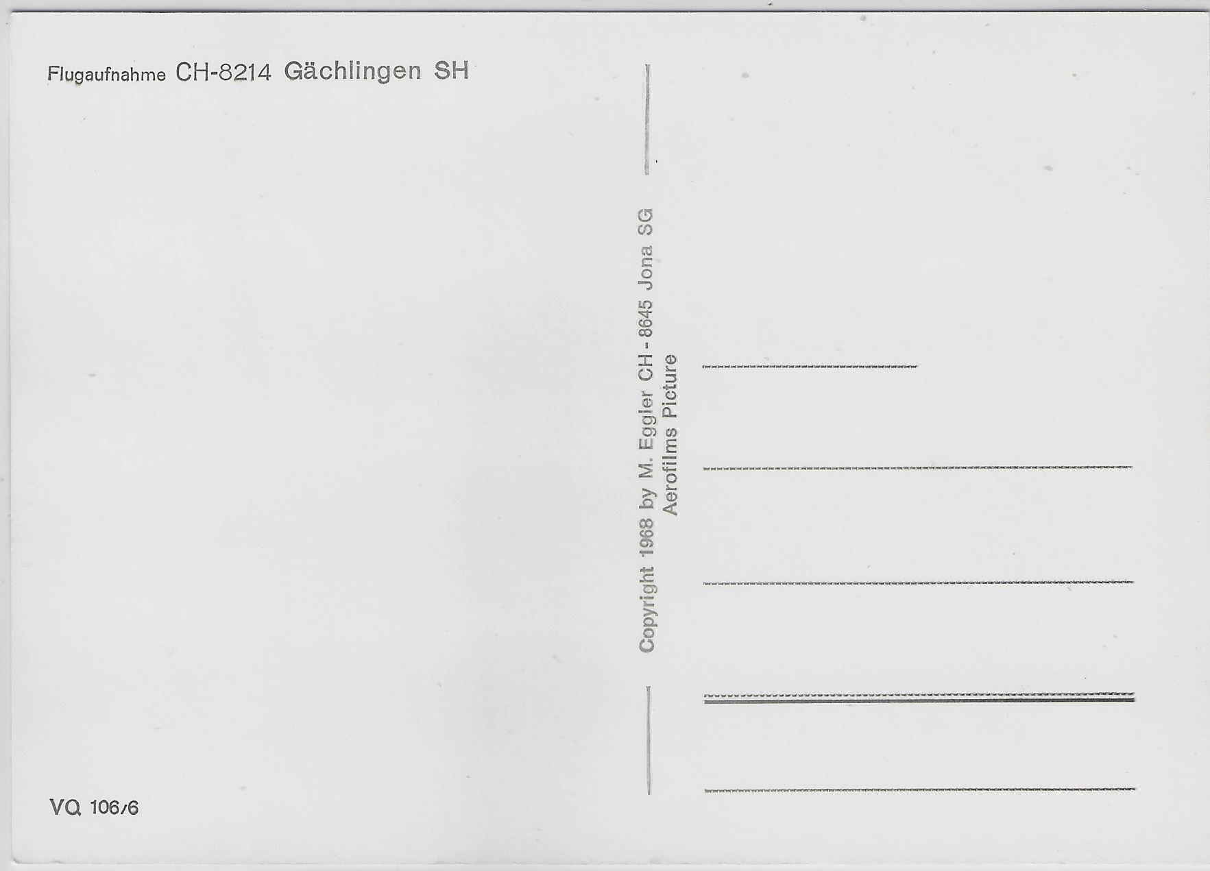 Cartoline postali: Flugaufnahme Gächlingen SH – Antico da Ettingen venduto da Kartenplanet 1