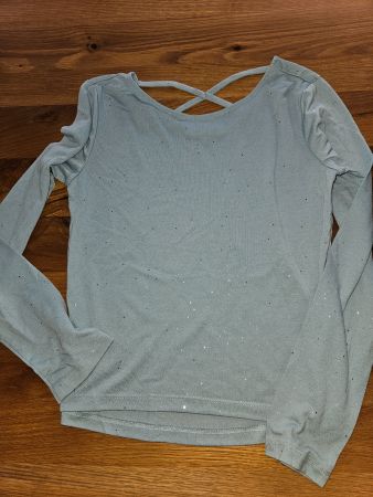 H&M Langarmshirt Gr. 146-152 türkis