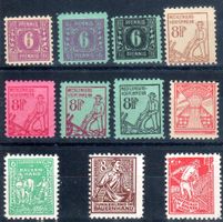 MECKLENBURG-VORPOMMERN 1945 11 MARKEN **POSTFRISCH** - JJ251