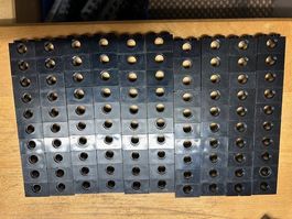 LEGO 100x Lochstein 1 Loch 1x2 (3700)