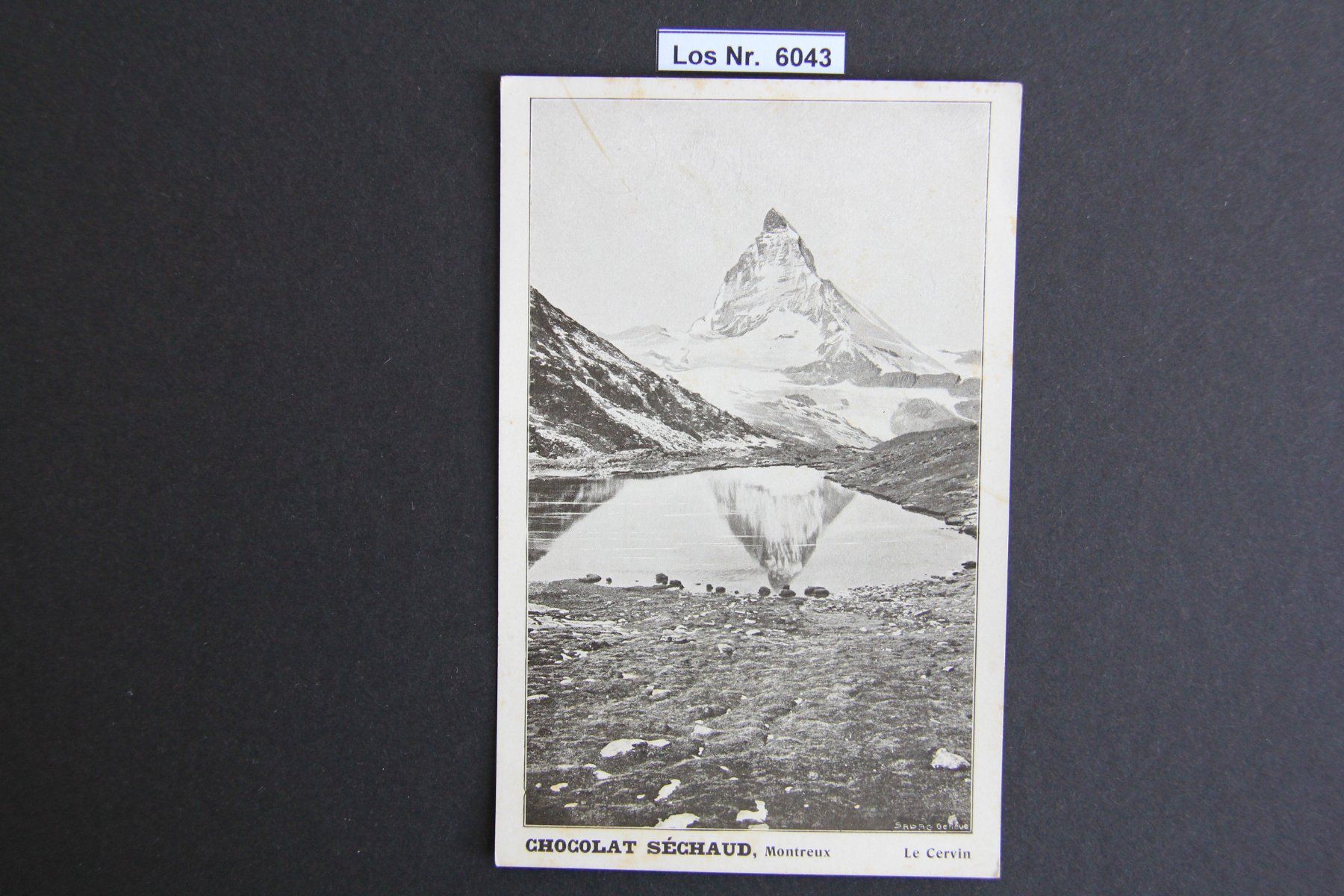 Cartoline postali: Ansichtskarte Chocolat Séchaud, Montreux            Los 6043 – Usato da Volken venduto da jukon65