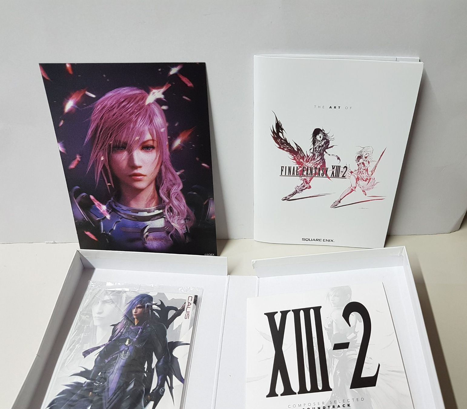 Final Fantasy XIII-2 Édition Collector Xbox 360 - Bon état, Complet, Boîte Avec Défauts