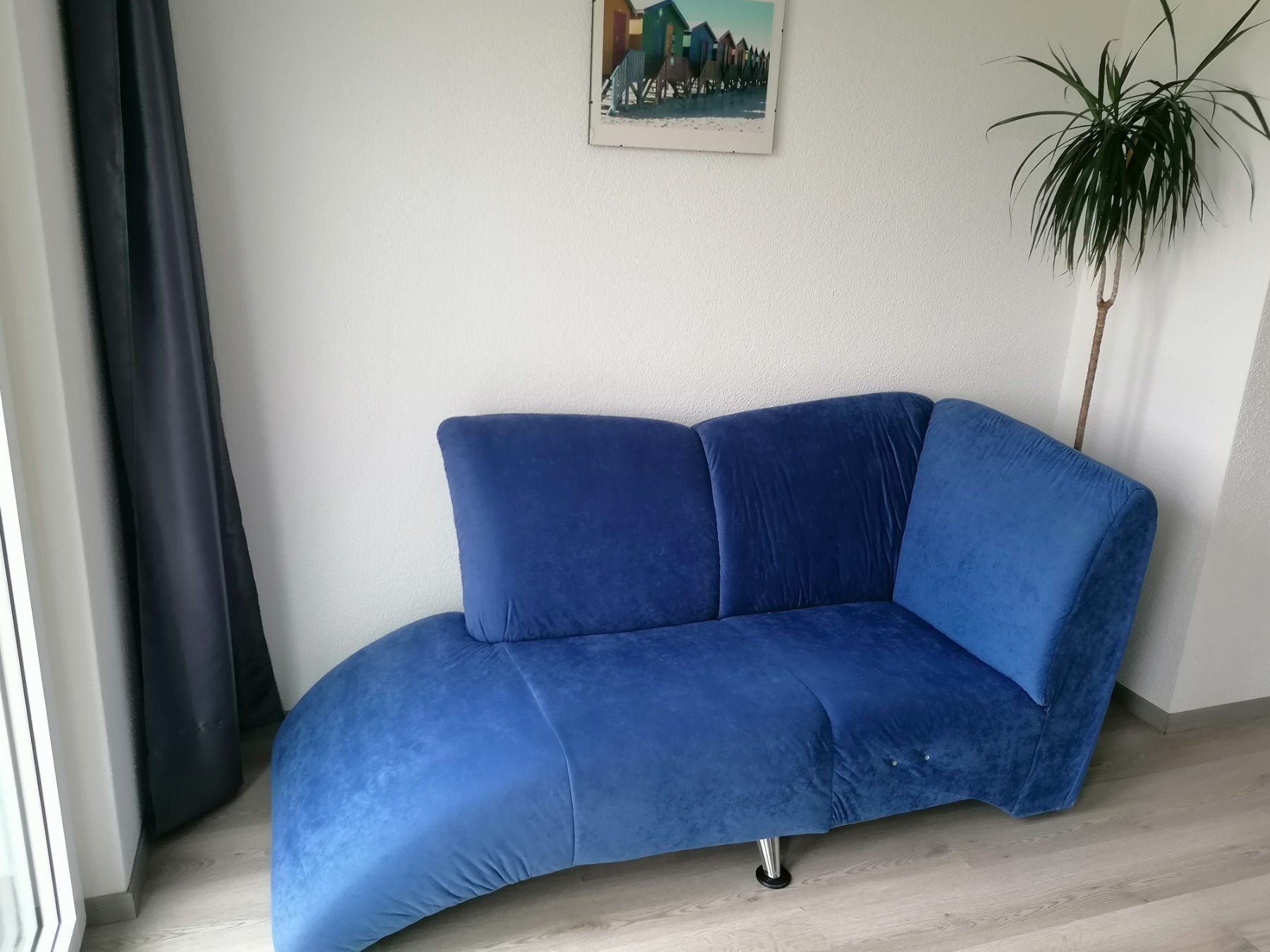 Sofas: Design Ecksofa blau, Mikrofaser, Lounge Sofa, Top Zustand – Gebraucht aus Emmen von Tigerlady 1