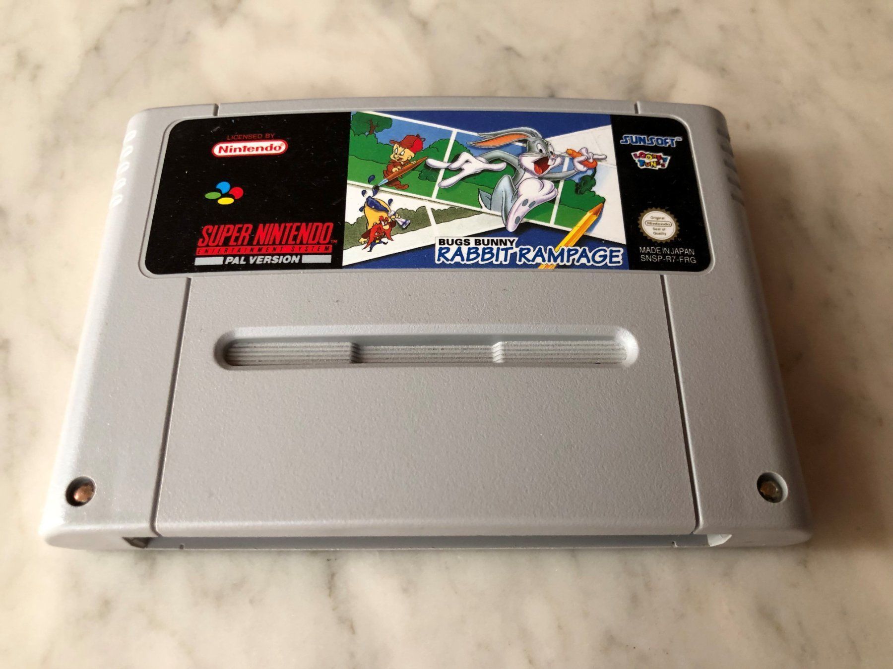 BUGS BUNNY RABBIT RAMPAGE SPIEL FÜR SUPER NINTENDO (Gebraucht) in ...
