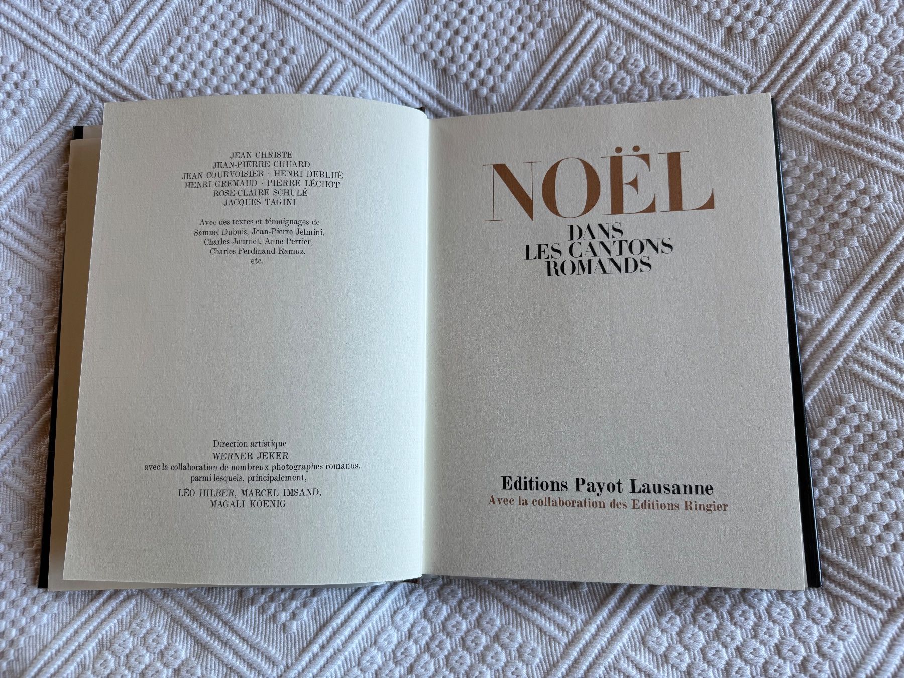 Libri: Noël dans les cantons romands, Payot/Ringier – Usato da Vellerat venduto da joromaur 2